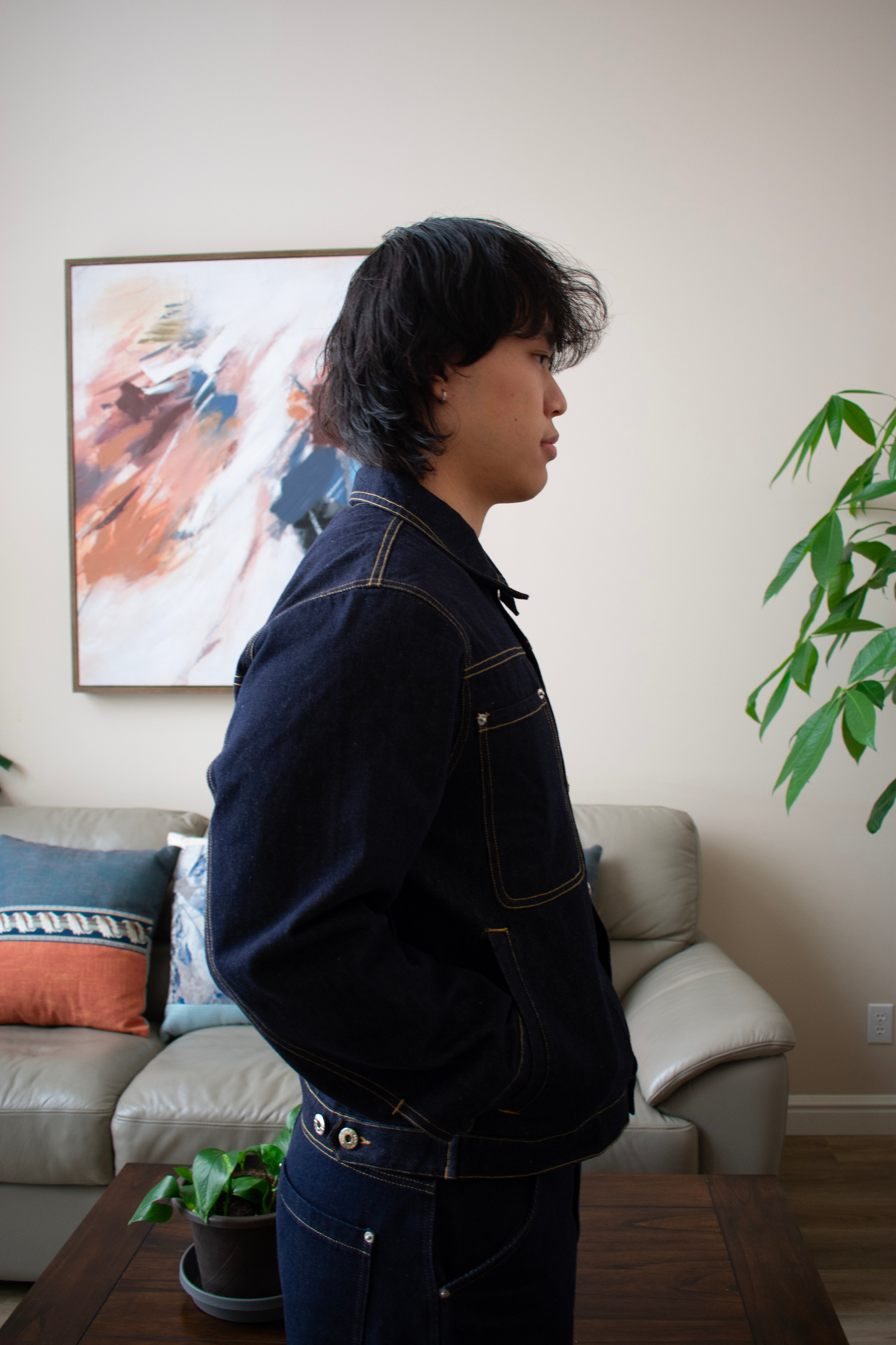 Youni Raw Denim Jacket
