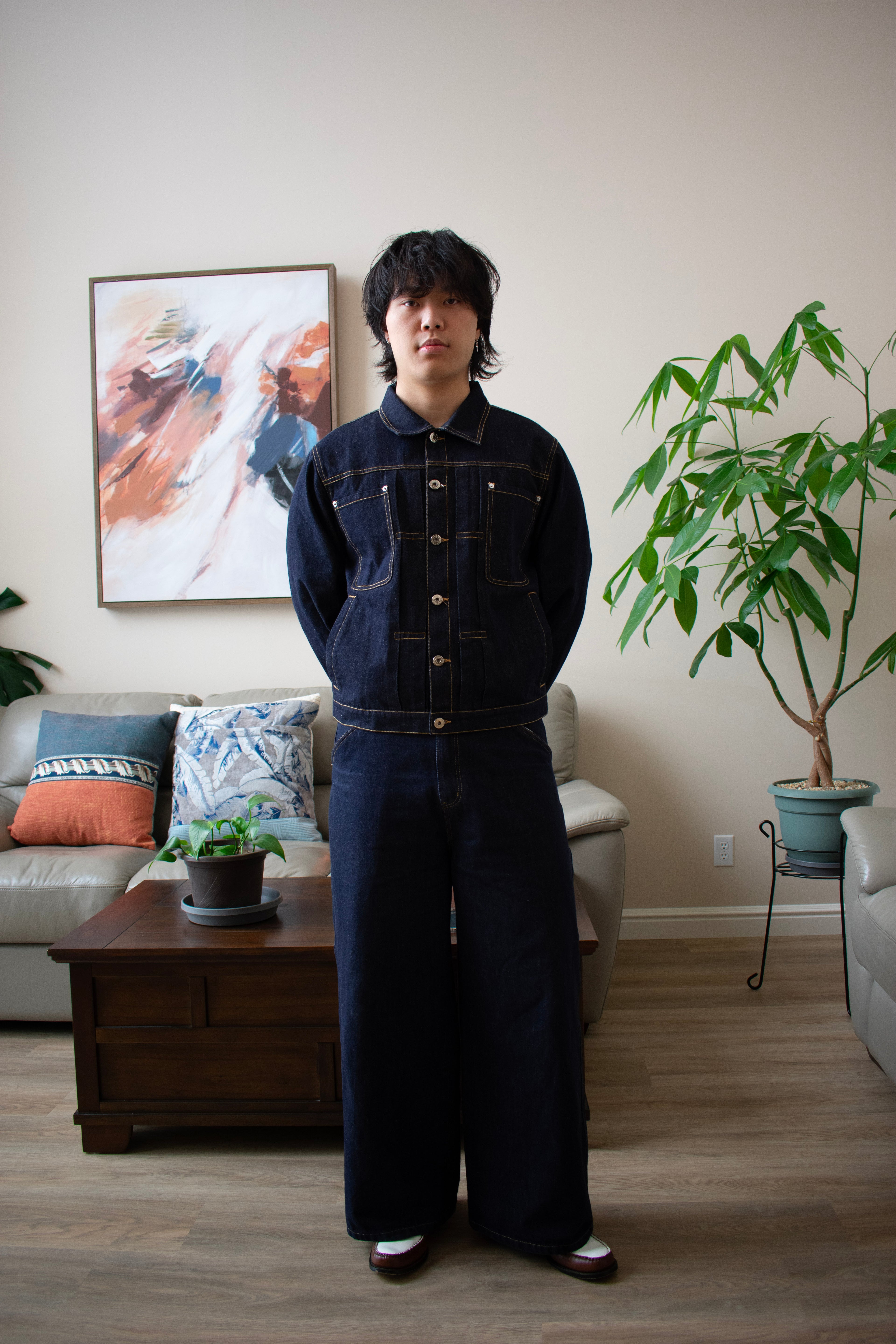 Youni Raw Denim Jacket