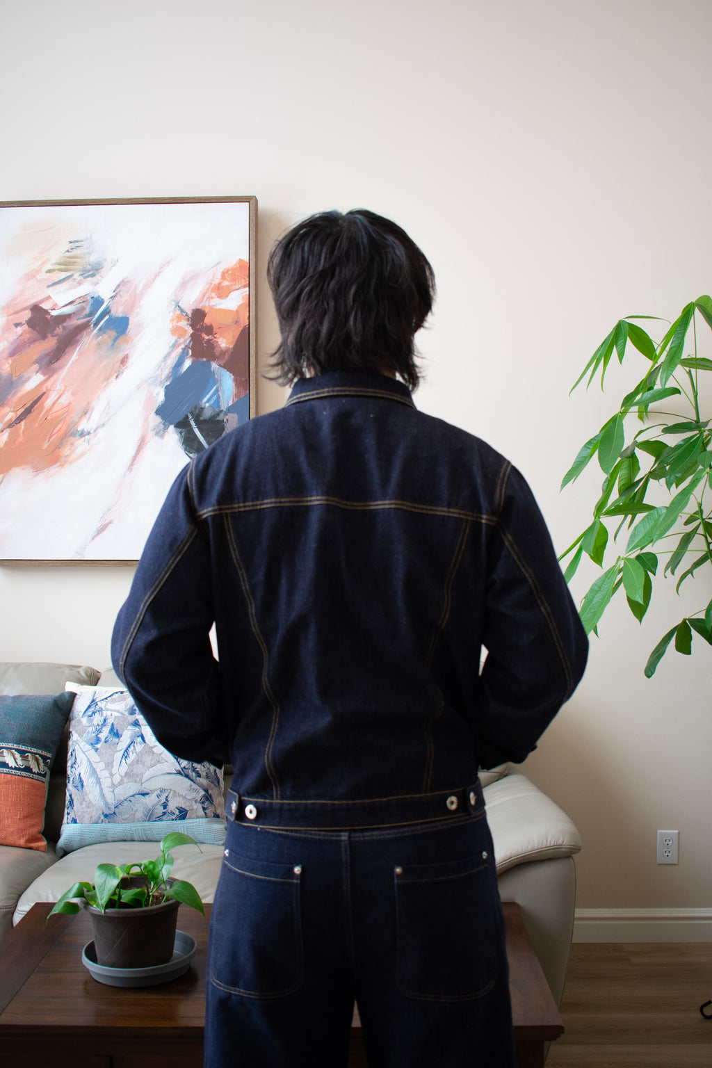 Youni Raw Denim Jacket