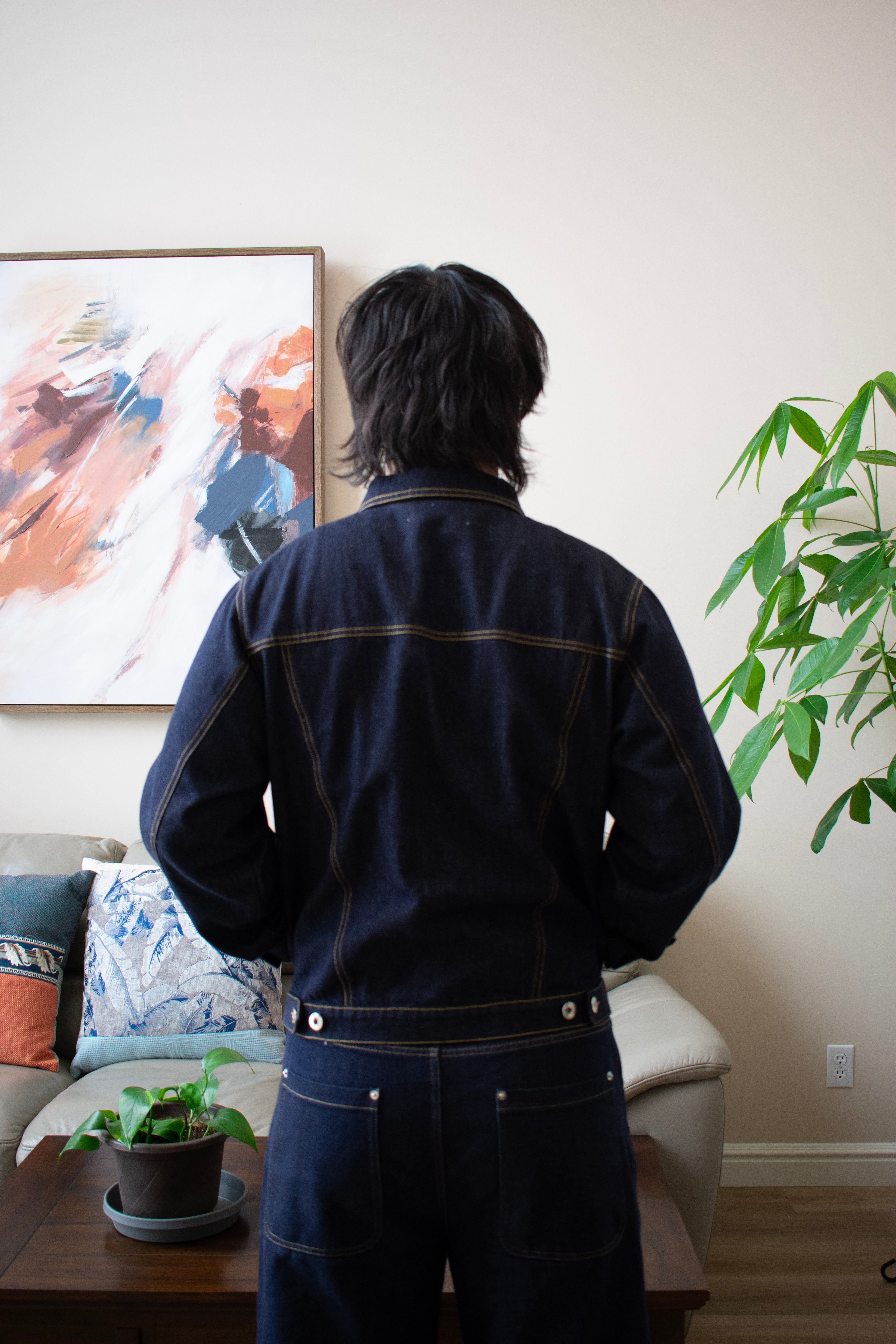 Youni Raw Denim Jacket