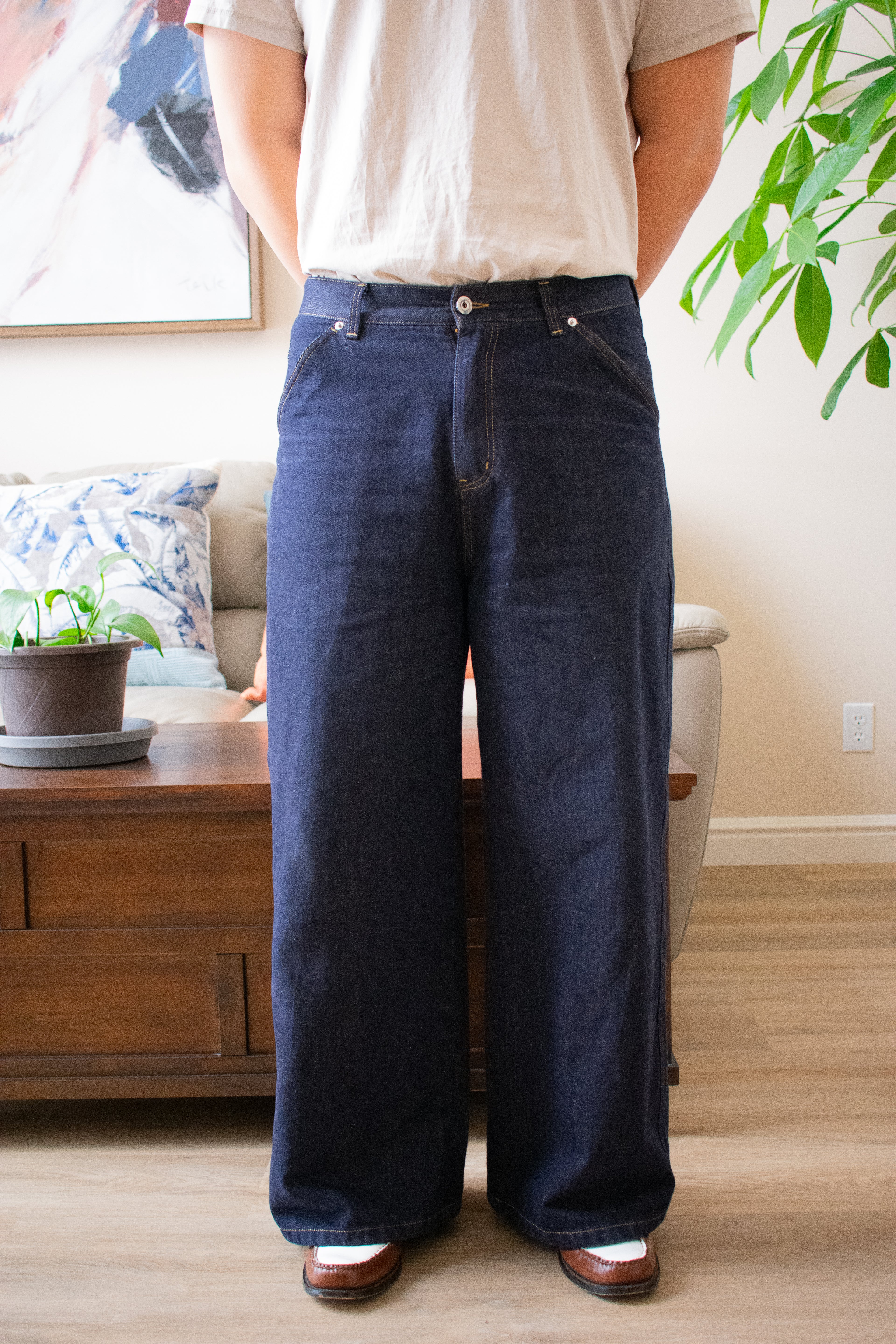 Youni Raw Denim Pants