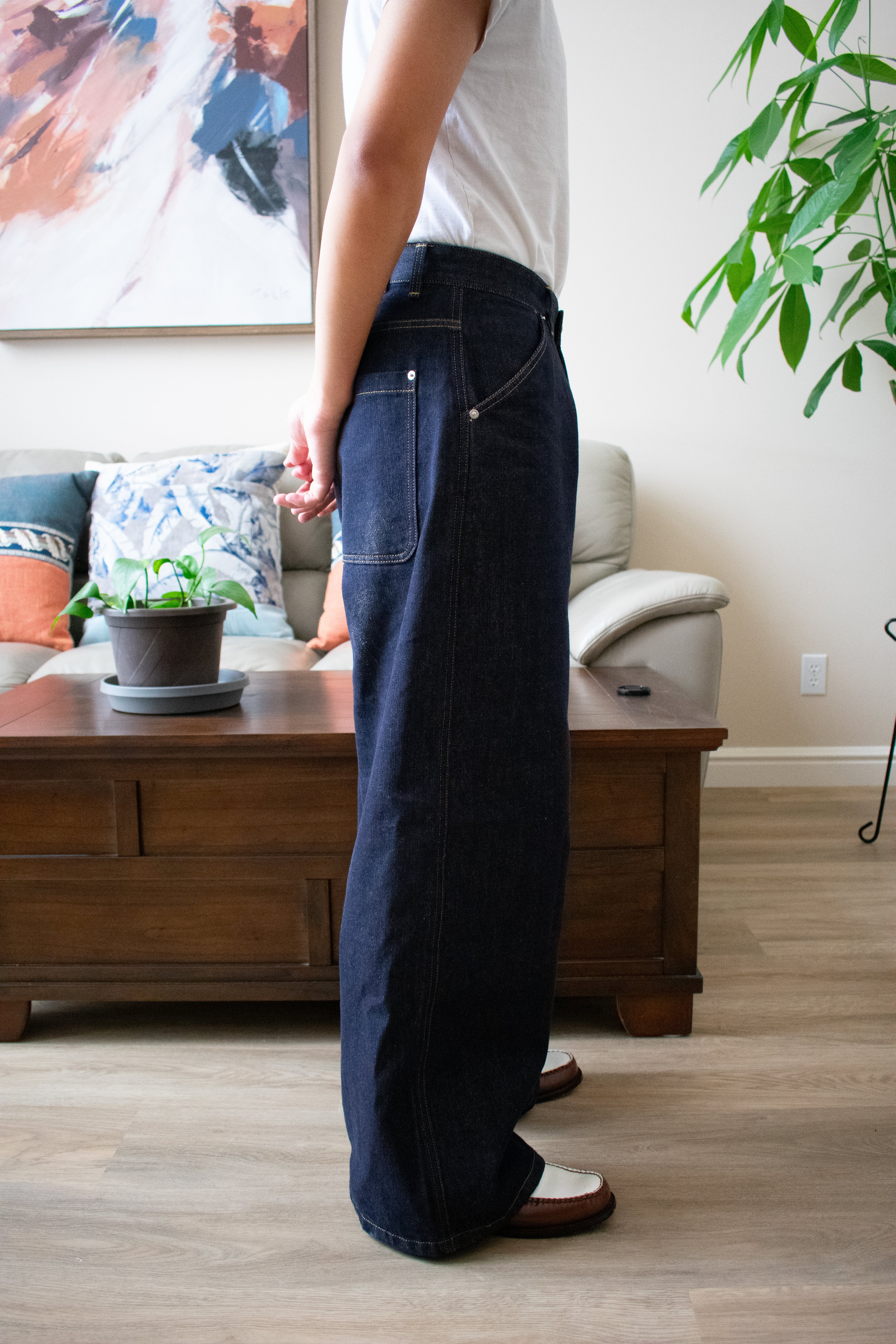 Youni Raw Denim Pants