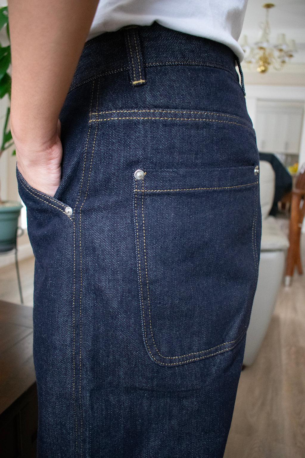 Youni Raw Denim Pants