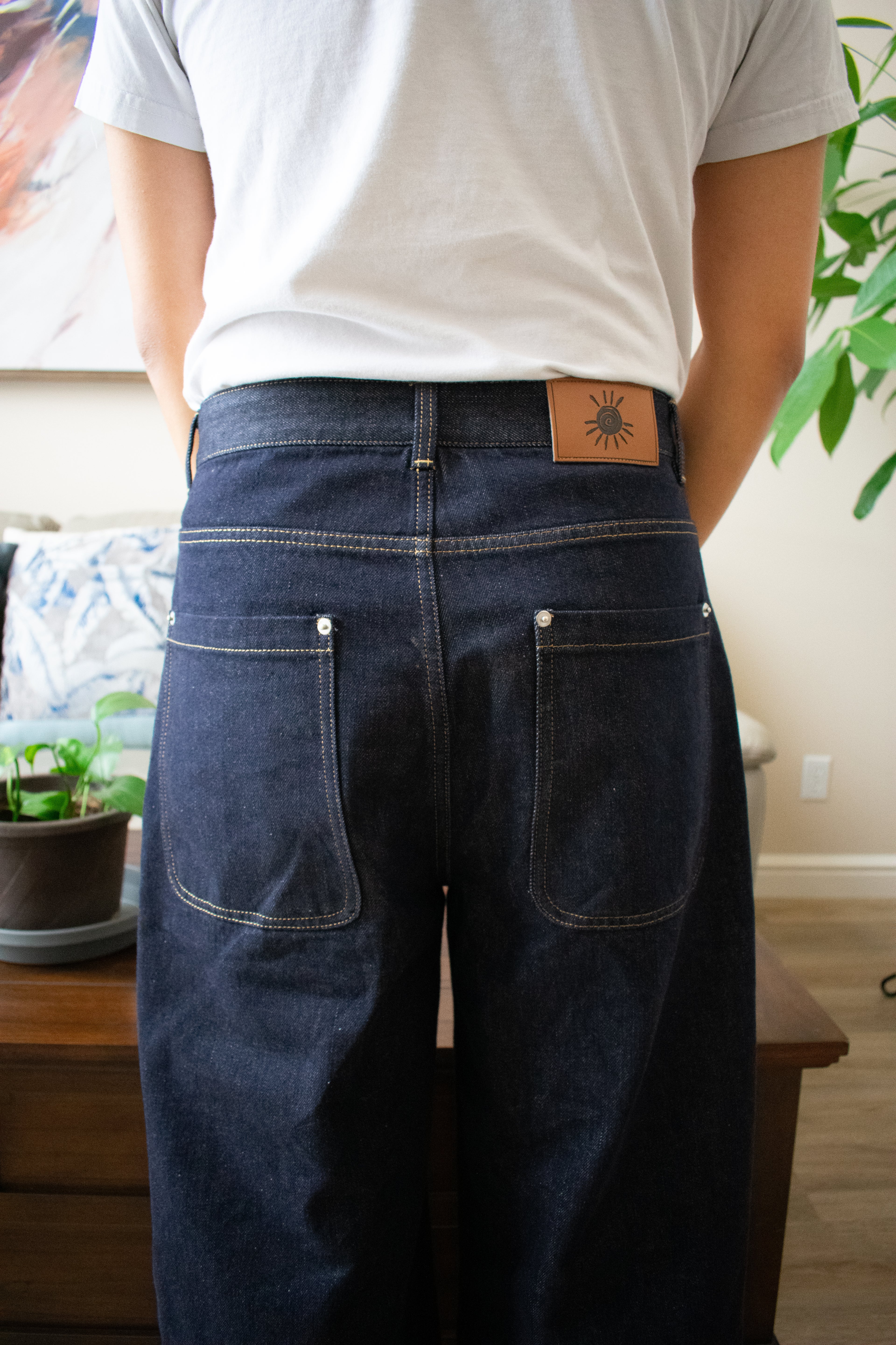 Youni Raw Denim Pants